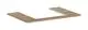 Hansgrohe-HG-Xelu-Q-Konsole-780-550-mit-Ausschnitt-mittig-fuer-Aufsatzwaschtisch-geschliffen-500-480-Eiche-Natur-54094230 gallery number 1